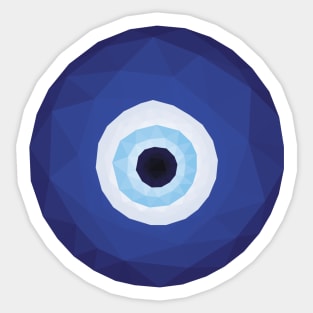 Evil Eye (Nazar) Low Poly Sticker